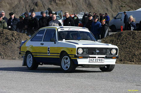 Kim Madsens nylakerede Ford Escort.